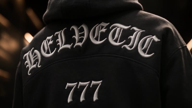 Back embroidery