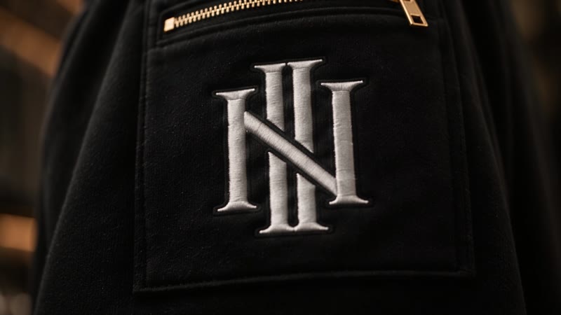 HN monogram embroidery