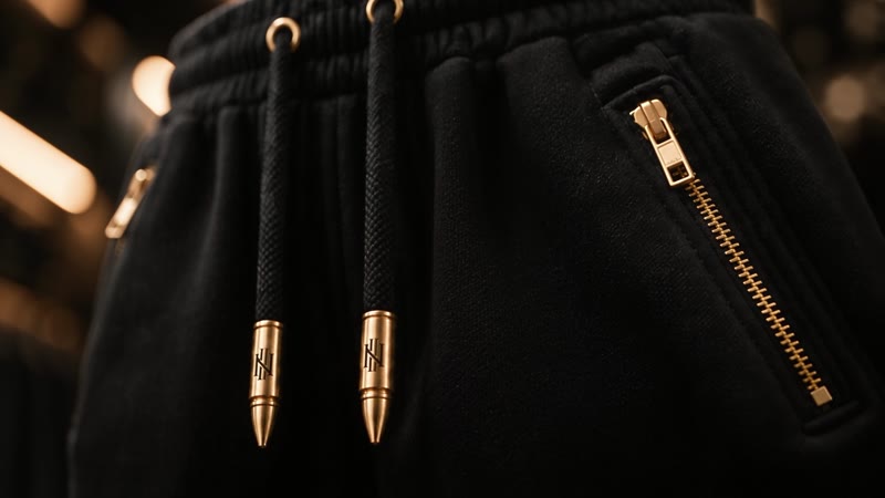 Pants waist cord ends